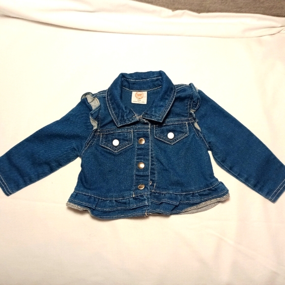 Jean Jacket with Ruffles - Picture 8 of 8